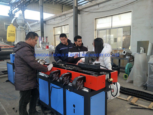 Latest company news about ลูกค้าจากเยเมนไปรับสายการผลิตท่อลูกฟูก PE