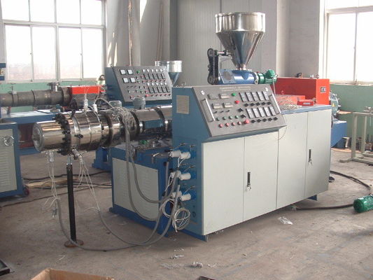 CE 80 กก. / ชม. PVC Board Pipe Parallel Twin Screw Extruder