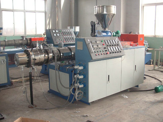 ราคาดี เครื่องรีดท่อพีวีซี, ท่อพีวีซีไฟฟ้าเครื่องทำท่อพลาสติก / เครื่องจักรพลาสติกกระบวนการอัดรีด ออนไลน์