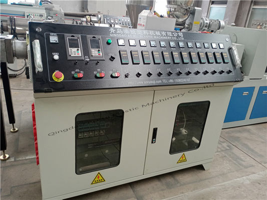 ราคาดี 90mm PVC Double Pipe Extrusion Line เครื่องทำท่อออกอัตโนมัติ ออนไลน์