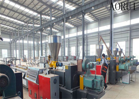 ราคาดี หน้าต่างโปรไฟล์ภายนอกเครื่องจักรเครื่องจักรพลาสติกไม้ 600V ออนไลน์