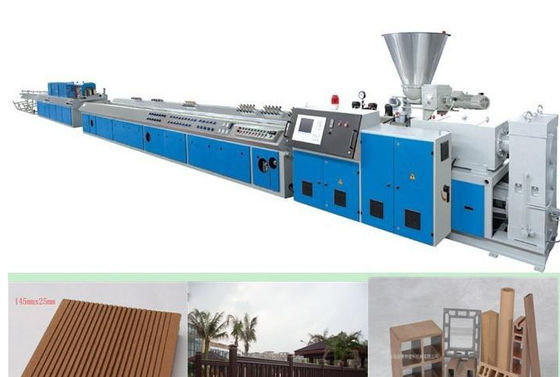 ราคาดี เครื่องจักร WPC พลาสติกโพรไฟล์การอัดขึ้นรูปอัตโนมัติพีวีซี WPC ไม้พลาสติกคอมโพสิต ออนไลน์