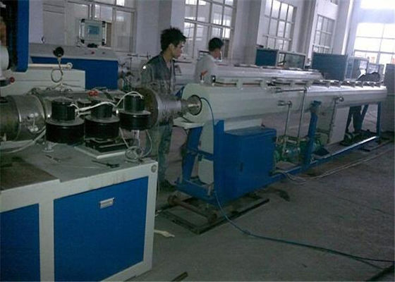 ราคาดี LDPE Hdpe พลาสติก Twin Screw Extruder PVC PE ท่อลูกฟูกทำให้เครื่อง ออนไลน์