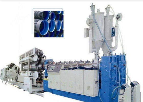 PVC PE สายการผลิตท่อระบายน้ําโคลนผนังเดียว