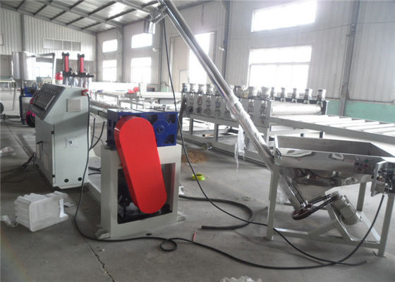 PE พลาสติก Granulator พลาสติกเสีย Granules การทําเครื่องจักรอัตโนมัติเต็ม