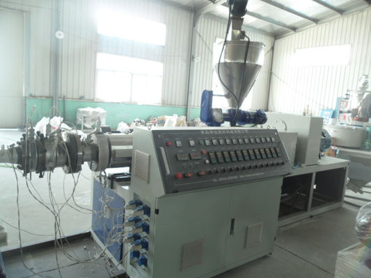 PVC คู่ผนังลูกฟูกท่อพลาสติกเครื่องอัดขึ้นรูป PVC PVC ลูกฟูกท่อ Extruder