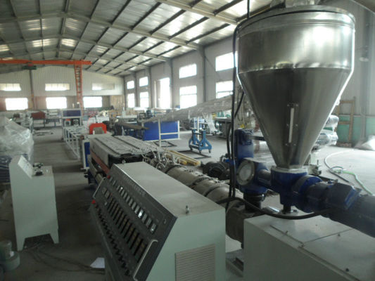 25000N Twin Screw 315mm เครื่องทำท่อพีวีซีพลาสติก