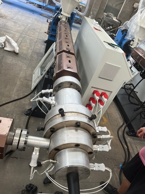 HDPE PE PP PPR ท่อก๊าซ ท่อน้ํา ท่อปลาสติก single screw extruder สายการผลิต