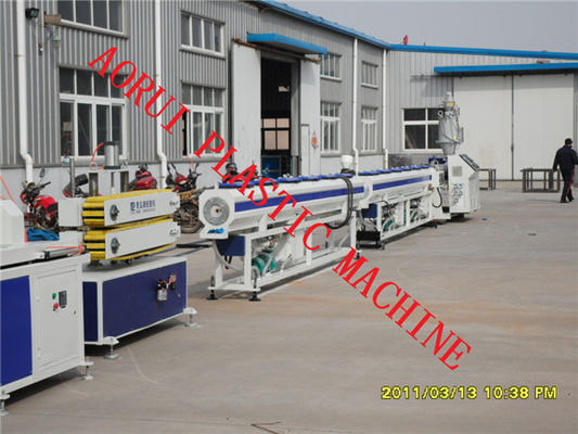 ราคาดี PE / PP Sweage พลาสติกท่อไหลออกมาควบคุมความเร็วสูง PLC ออนไลน์