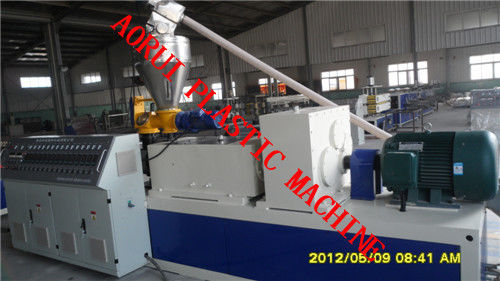 ราคาดี Performance Wpc Extruder / Wood Plastic Composite Machinery สำหรับกรอบประตูและหน้าต่าง ออนไลน์