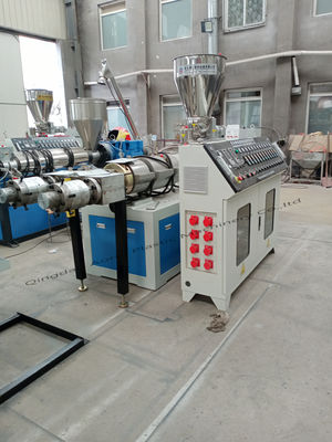 ราคาดี 50-200mm PVC ท่อสาย extrusion สามารถปรับเปลี่ยนพลังงานทั้งหมด สองจํานวนสกรู ออนไลน์
