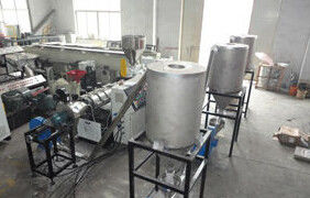 ราคาดี PVC คู่สกรูเม็ดพลาสติกเครื่องตัดพลาสติก Pelletizer Extruder ออนไลน์