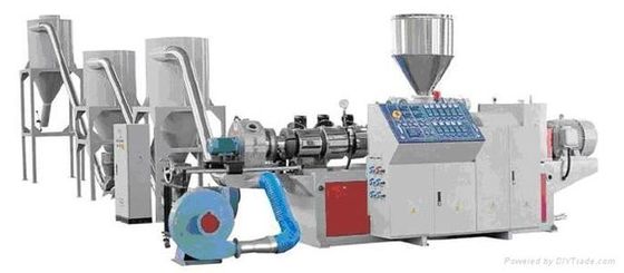 ราคาดี เครื่องอัดเม็ดพลาสติกสกรูคู่ร้อน 60KW สำหรับ PVC ออนไลน์