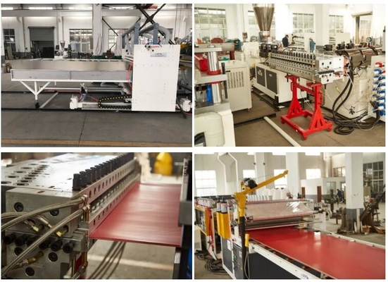 ราคาดี 300KW PVC Celuka Foam Board เครื่องทำ WPC Board Production Line ออนไลน์